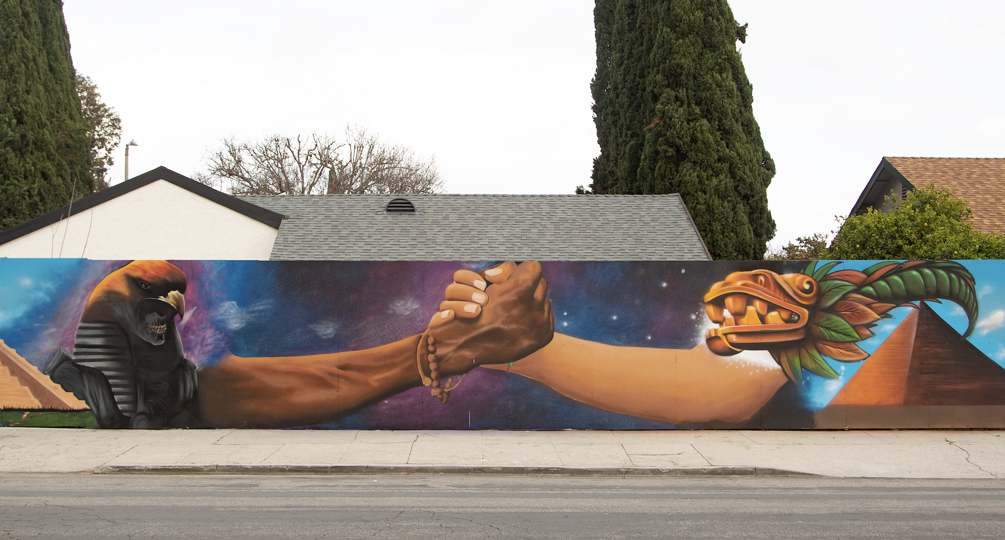 Con Mega Mural En Watts Ayudan A Disminuir Odio Y Violencia | Notitas ...